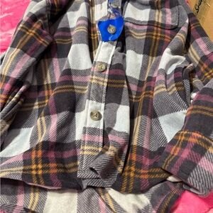 Plaid Button-Up Shirt